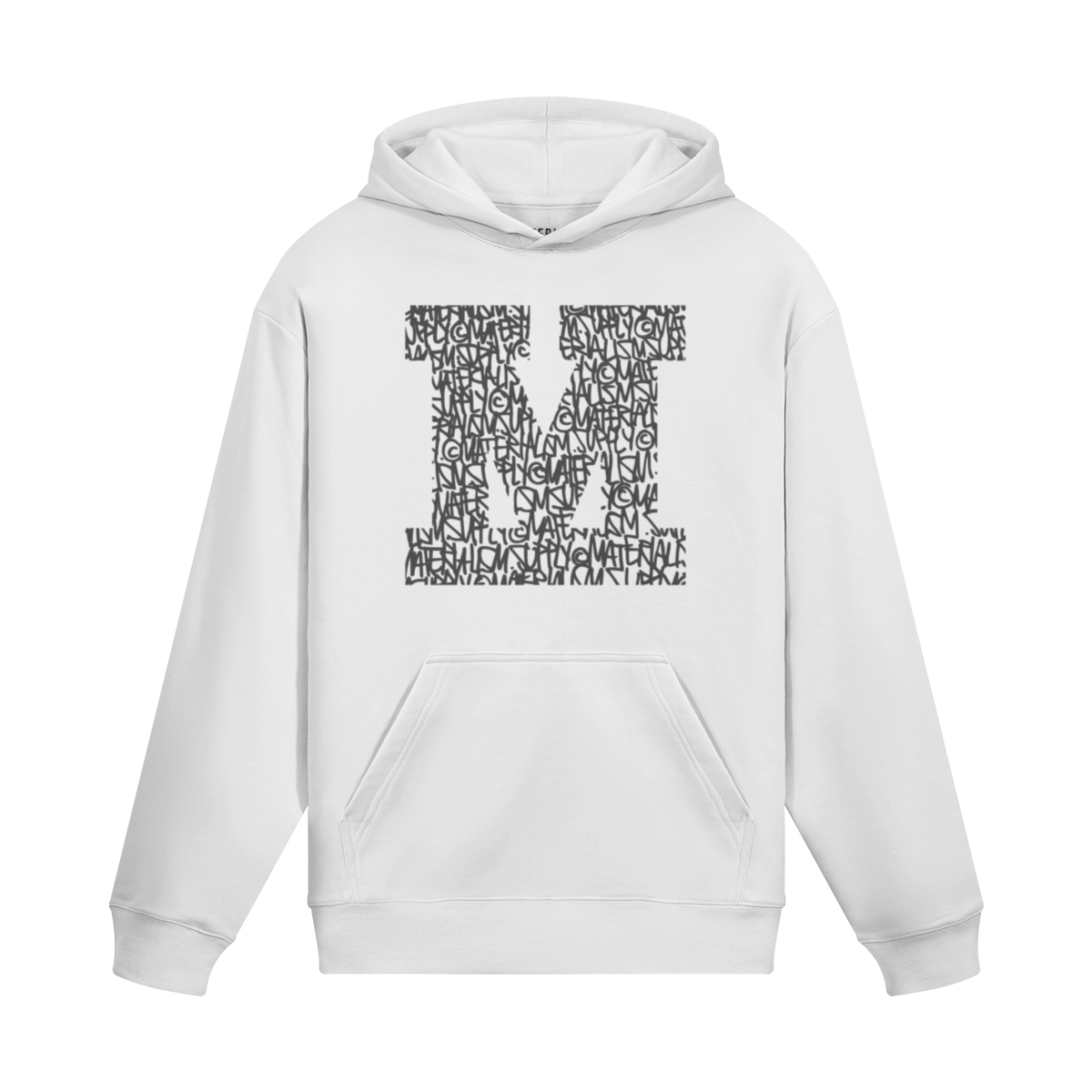 'Handstyle M' Hooded Sweatshirt [wht].