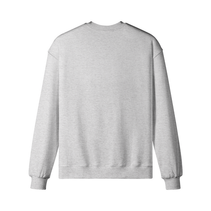 'Stencil' Fleece Sweater [hthr.gry].