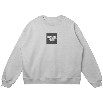 'Square Tag Logo' Sweatshirt [hthr gry].