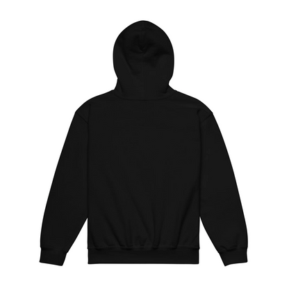 'Razor Wire' Youth Classic Hooded Sweatshirt [blk].