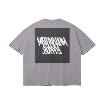 'Tag Box Logo' T Shirt [gry].