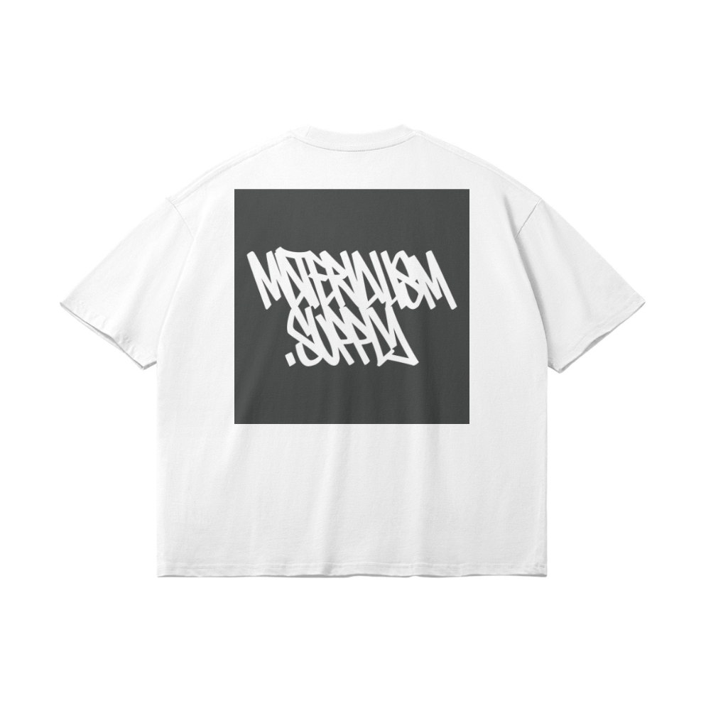'Tag Box Logo' T Shirt [wht].