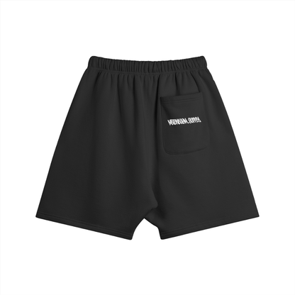 'Arrow' Fleece Shorts [blk].